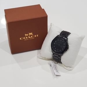 Coach Black Cermaic Tristen Bracelet Watch W1181
